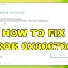 How to resolve Windows Error Code 0x80070005?