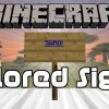 How To Color Signs In Minecraft